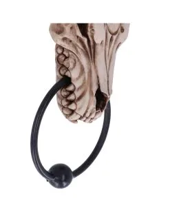 Anubis Totenschädel Türklopfer -Halloween Tischdekoration Verkäufe anubis skull tuerklopfer gothic deko und wohnaccessoires anubis skull doorknocker 52210 3