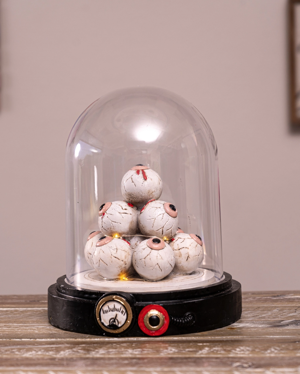 Beleuchteter Augenhügel Unter Glashaube 18cm 8 Beleuchteter Augenhügel Unter Glashaube 18cm – Bild 6