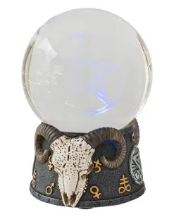 Baphomet Kristallkugel Mit LED -Halloween Tischdekoration Verkäufe baphomet wahrsagekugel mit led baphomet crystal ball with led halloween tischdekoration 51351 04