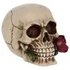 Beiger Totenschädel Mit Roter Rose 15cm 2 Beiger Totenschädel Mit Roter Rose 15cm -Halloween Tischdekoration Verkäufe beiger totenkopf mit roter rose beiger totenschaedel mit roter rose antic skull with red rose 53389 01