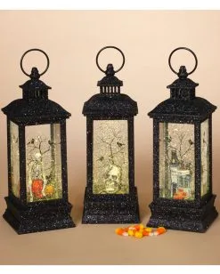 Leuchtende Halloween Wasserkugel Laterne 28cm 7 Leuchtende Halloween Wasserkugel Laterne 28cm -Halloween Tischdekoration Verkäufe beleuchtete halloween wasserkugel laterne 28cm lighted spinning water globe halloween lantern halloween deko 54182 3