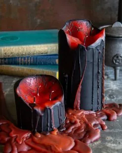 Schwarze Stumpenkerze Mit Vampir Blut 15cm 9 Schwarze Stumpenkerze Mit Vampir Blut 15cm -Halloween Tischdekoration Verkäufe blutende schwarze vampir stumpenkerze black vampire pillar candle with blood tears 50663 04