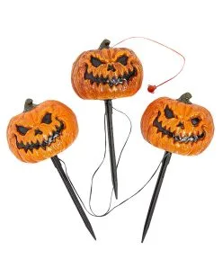 Böse Kürbis Gehweg Lichter Mit Licht Und Sound -Halloween Tischdekoration Verkäufe boese kuerbis gehweg lichter jackolantern pathway markers halloween und horror deko 37579