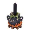 Blubbernder Hexenkessel Räucherkegel & Kerzenhalter -Halloween Tischdekoration Verkäufe bubbling brew hexenkessel kerzen und raeucherkegel halter halloween und hexendeko 51650 3