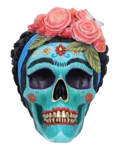 Calavera De Azucar Totenschädel 19cm -Halloween Tischdekoration Verkäufe calavera de azucar totenkopf calavera de azucar skull dia de los muertos figur 54563 02
