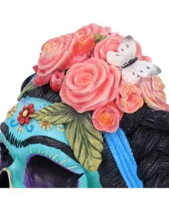 Calavera De Azucar Totenschädel 19cm -Halloween Tischdekoration Verkäufe calavera de azucar totenkopf calavera de azucar skull dia de los muertos figur 54563 05