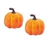 2er Set Deko Kürbisse 10 Cm -Halloween Tischdekoration Verkäufe deko kuerbis fuer halloween zwei stueck halloween pumpkin decoration two pieces halloween kuerbis halloween dekoration dekoartikel 39170