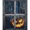 Fenster Illusion Mit Unheimlichem Halloween Kürbis 120cm 1 Fenster Illusion Mit Unheimlichem Halloween Kürbis 120cm -Halloween Tischdekoration Verkäufe fake halloween fenster mit creepy kuerbis falsches halloween fenster mit jack o lantern als motiv 54105 01