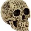 Fantasy Totenschädel Mit Mystic Muster -Halloween Tischdekoration Verkäufe fantasy totenkopf mit mystic muster fantasy totenschaedel mit muster skeleton skull with tattoo pattern 39786 01