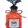 Zaubertrank Glasflasche Fledermaus Herz -Halloween Tischdekoration Verkäufe fledermausherz zaubertrank glasflasche bats heart potion glass bottle halloween tischdeko 52939