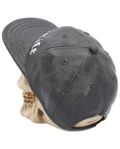 Gangster Totenschädel "Thug Life" 15,8cm -Halloween Tischdekoration Verkäufe gangster totenkopf gangster totenschaedel gangster skull skull with gold teeth 53388 04