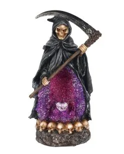 Halloween Tischdekoration Verkäufe -Halloween Tischdekoration Verkäufe grim reaper backflow raeucherkegel halter mit licht grim reaper backflow incense burner with light 50660 02