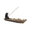 Sensenmann Mit Fähre Räucherstäbchenhalter 1 Sensenmann Mit Fähre Räucherstäbchenhalter -Halloween Tischdekoration Verkäufe grim reaper faehrmann raeucherstaebchenhalter grim reaper ferryman insence holder gothic deko 39254 01