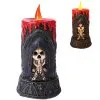 Sensenmann LED Kerze Dekofigur -Halloween Tischdekoration Verkäufe grim reaper led kerze halloween und gothic wohnungsdeko grim reaper led candle 52704