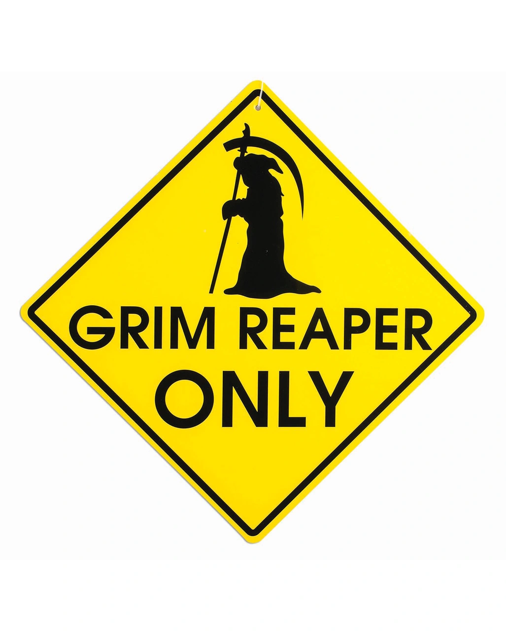 Grim Reaper Only Hinweisschild 4 Grim Reaper Only Hinweisschild – Bild 2