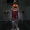 Schaurige Vogelscheuche Halloween Animatronic -Halloween Tischdekoration Verkäufe grimmige vogelscheuche halloween animatronic twitching pumpkin scarecrow animated prop halloween und horror deko 51247