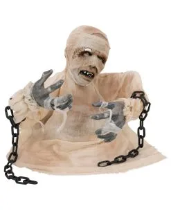 Mumie Halloween Animatronic 40cm -Halloween Tischdekoration Verkäufe groundbreaker mumie animatronic 40cm halbierte mumie halloween dekofigur animated mummy 36298 02