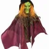 Grüne Waldhexe Hängefigur 30 Cm -Halloween Tischdekoration Verkäufe gruene hexe haengefigur green witch hanging prop halloween deko halloween figur 39501 01