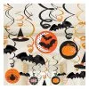 Halloween Deko Mit Motiv 30-tlg. -Halloween Tischdekoration Verkäufe halloween dekospiralen halloween swirls decoration 28467