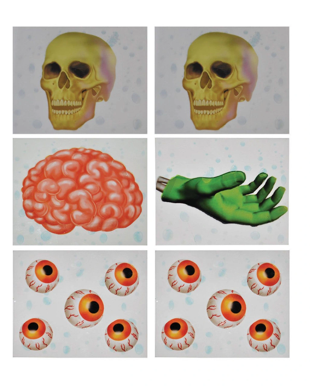 Halloween Flaschen Aufkleber 6 St. 4 Halloween Flaschen Aufkleber 6 St. – Bild 2