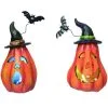 Beleuchtete Halloween Kürbis Hexe -Halloween Tischdekoration Verkäufe halloween hexen kuerbis led deko halloween light up witch pumpkin decor halloween kinder deko 53023