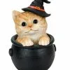 Halloween Katze Im Hexenkessel 15cm 2 Halloween Katze Im Hexenkessel 15cm -Halloween Tischdekoration Verkäufe halloween kaetzchen in teetasse halloween tischdeko halloween und gothic dekoration 51342