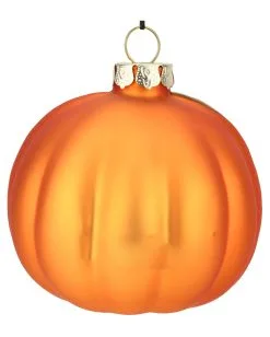 Halloween Jack O'Lantern Glas Christbaumkugel Ø7,6cm -Halloween Tischdekoration Verkäufe halloween kuerbis glas weihnachtskugel halloween und horror weihnachtsdeko jack o lantern pumpkin hanging ornament 54760 2