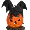 Jack O Lantern Kürbis Mit Drache Räucherkegelhalter -Halloween Tischdekoration Verkäufe halloween kuerbis mit drachen raeucherkegelhalter halloween kuerbis teelichthalter trick or treat dragon cone burner 51679 01