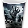 Halloween Pappbecher Zombie Friedhof 6 St. -Halloween Tischdekoration Verkäufe halloween zombie friedhof pappbecher halloween zombie graveyard paper cups halloween friedhof dekoration 53191