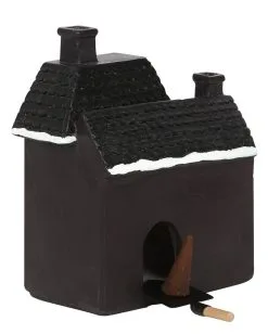 Hounted House Räucherkegel Haus -Halloween Tischdekoration Verkäufe haunted house raeucherkegel halter haunted house incense cone burner halloween homeware 53588 03