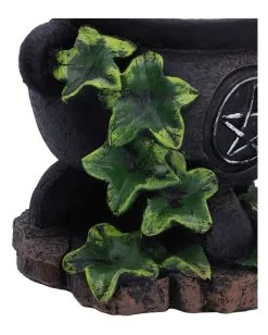 Hexenkessel Mit Efeu Kerzenhalter 2er Set -Halloween Tischdekoration Verkäufe hexenkessel mit efeu teelichthalter 2er set witches cauldron with ivy candle holder halloween tischdeko 51064 05