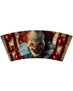 Horror Clown Zirkus Schnapsbecher 3 St. -Halloween Tischdekoration Verkäufe horrorclown circus shot becher pappe horror clown circus shot mug cardboard horror zirkus dekoration 53167 3