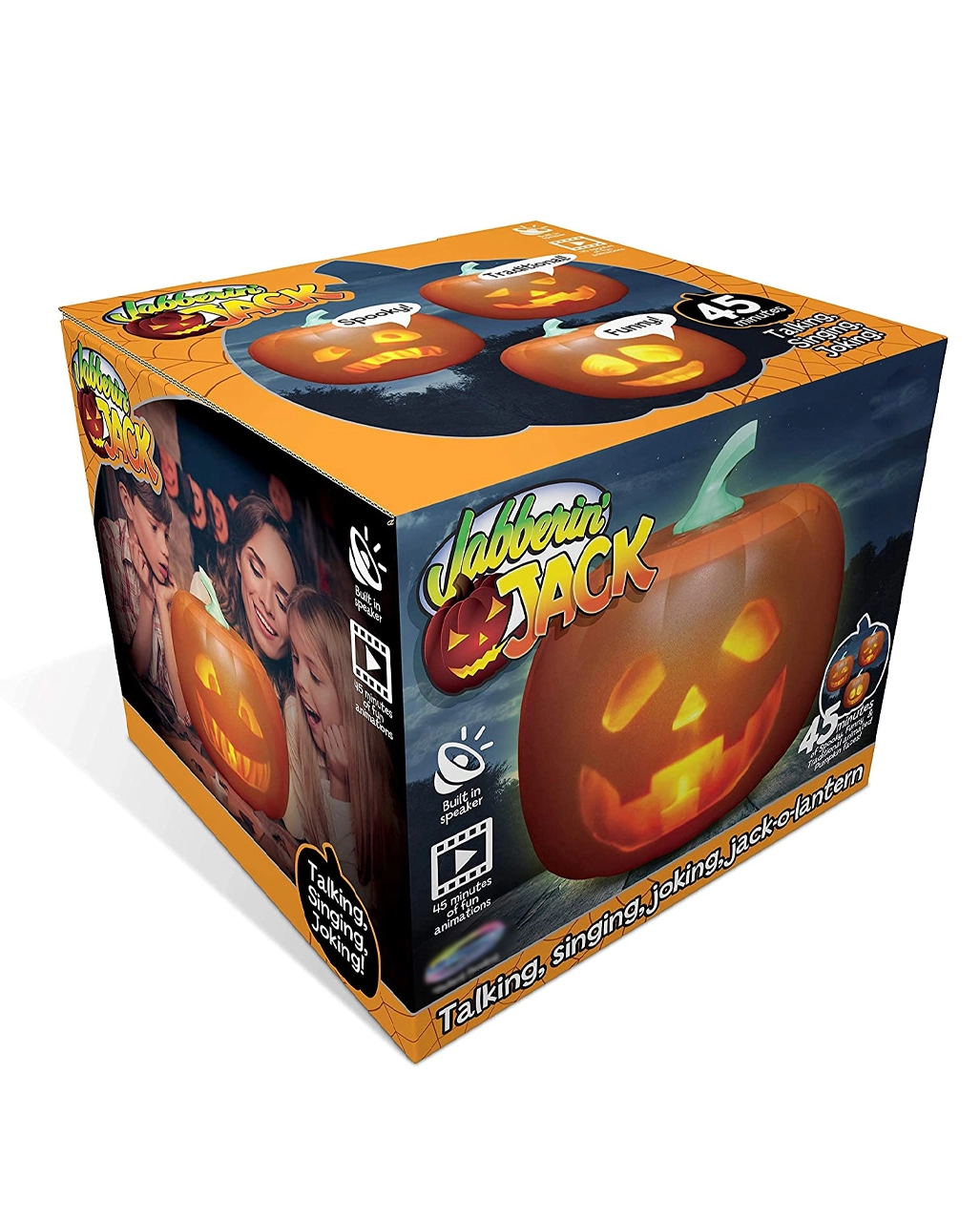 Jabberin Jack Animierter Halloween Kürbis 3 Jabberin Jack Animierter Halloween Kürbis