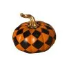 Halloween Kürbis Orange-schwarz Kariert -Halloween Tischdekoration Verkäufe karierter halloween kuerbis orange schwarz checkered halloween pumpkin orange black 54660