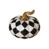 Halloween Kürbis Weiß-schwarz Kariert 2 Halloween Kürbis Weiß-schwarz Kariert -Halloween Tischdekoration Verkäufe karierter halloween kuerbis weiss schwarz checkered halloween pumpkin white black 54662