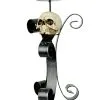 Kerzenhalter Mit Totenschädel -Halloween Tischdekoration Verkäufe kerzenstaender mit totenkopf kerzenleuchter deko gothic dekoration halloween dekoration skull candle holder 36529