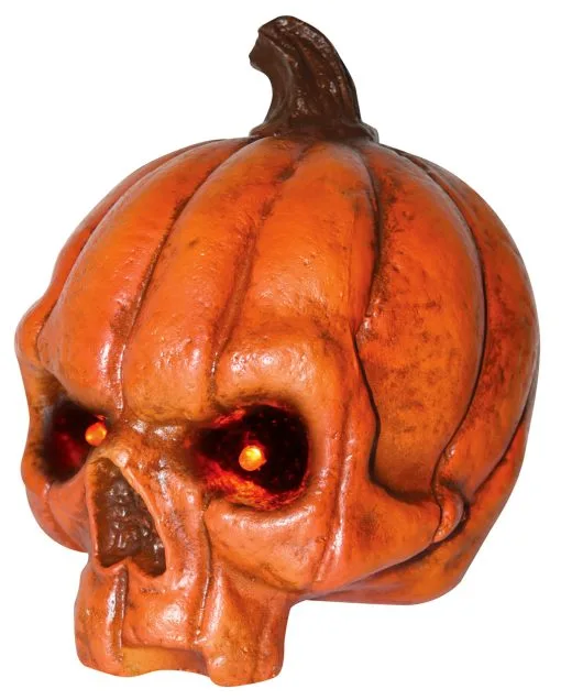 Kürbis Totenschädel Mit LED -Halloween Tischdekoration Verkäufe kuerbis totenkopf kuerbis totenschaedel halloween kuerbis pumpkin skull 38358 01 1