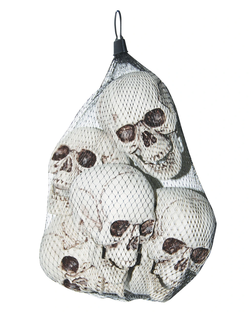 Kunststoff Totenköpfe 6 Stück 3 Kunststoff Totenköpfe 6 Stück