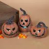 LED Modriger Halloween Kürbis 10cm -Halloween Tischdekoration Verkäufe leuchtender kunststein halloween kuerbis 10cm lighted resin halloween pumpkin halloween kuerbis deko 54180