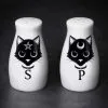 Magische Pagan Katzen Salz & Pfefferstreuer Set 2 Magische Pagan Katzen Salz & Pfefferstreuer Set -Halloween Tischdekoration Verkäufe magische wicca katzen salz und pfefferstreuer set magic wicca cats salt and pepper set 50863 01