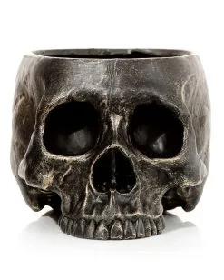 Marmorierter Gothic Totenschädel Pflanzentopf -Halloween Tischdekoration Verkäufe marmorierter gothic totenkopf pflanzenschale gothic totenschaedel pflanzenschale gothic skull plant pot 54615 03