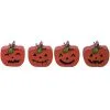 Kleine Holz Dekofigur Halloween Kürbis 3cm -Halloween Tischdekoration Verkäufe mini halloween kuerbis holz dekofigur 3cm mini halloween pumpkin wood figurine kuerbis holzfigur 53028
