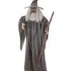 Mittelalterlicher Zauberer Halloween Animatronic 190cm -Halloween Tischdekoration Verkäufe mittelalterlicher magier halloween animatronic medieval wizard halloween animatronic halloween dekoration 53778 01
