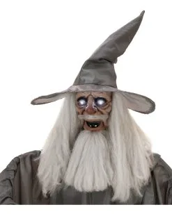 Mittelalterlicher Zauberer Halloween Animatronic 190cm -Halloween Tischdekoration Verkäufe mittelalterlicher magier halloween animatronic medieval wizard halloween animatronic halloween dekoration 53778 03