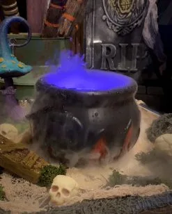 Nebler Mit Farbwechsel LEDs -Halloween Tischdekoration Verkäufe nebeltopf fuer halloween mit lichteffekt smoke machine for halloween halloween dekoration kuenstlicher nebel dekoartikel 39176 5