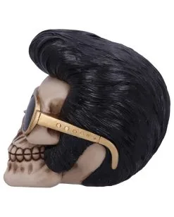 Rock 'n' Roll Totenschädel 17cm 10 Rock 'n' Roll Totenschädel 17cm -Halloween Tischdekoration Verkäufe rock n roll totenkopf rock n roll totenschaedel rock n roll skull rockabilly wohnaccessoire 53392 03