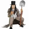 Sitzender Totengräber Halloween Animatronic -Halloween Tischdekoration Verkäufe scary gravedigger halloween animatronic halloween animated props halloween und horror deko 51250