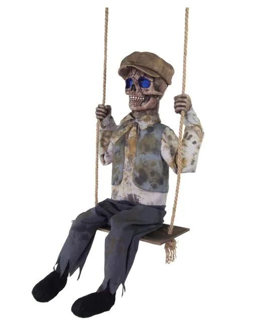 Schaukelnder Skelett Boy Animatronic -Halloween Tischdekoration Verkäufe schaukelnder skelett boy halloween animatronic halloween figur halloween deko 28011