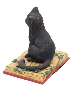 Schwarze Hexenkatze Mit Pentagramm -Halloween Tischdekoration Verkäufe schwarze katze mit hexenbuch schwarze hexenkatze mit pentagramm witch cat eclipse 39250 03