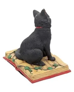 Schwarze Hexenkatze Mit Pentagramm -Halloween Tischdekoration Verkäufe schwarze katze mit hexenbuch schwarze hexenkatze mit pentagramm witch cat eclipse 39250 04